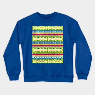 African Unicorn pattern Crewneck Sweatshirt